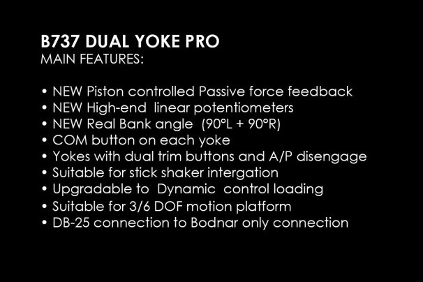 FSC B737 PRO YOKE features 